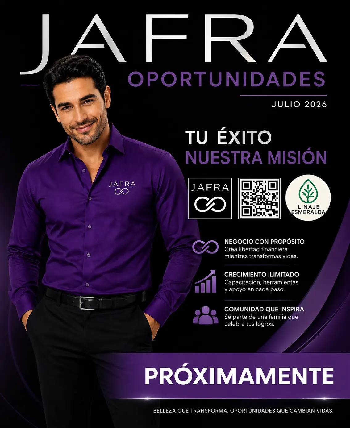 Portada Folleto JAFRA Oportunidades JULIO 2026 - Próximamente