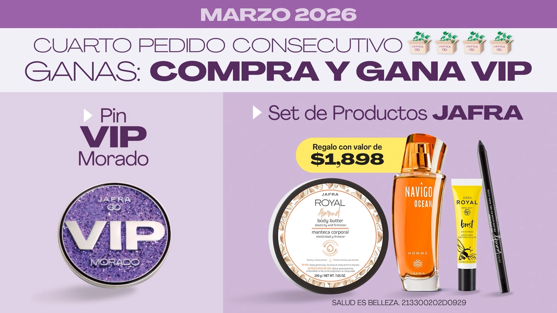 Reconocimiento cuarto pedido consecutivo JAFRA