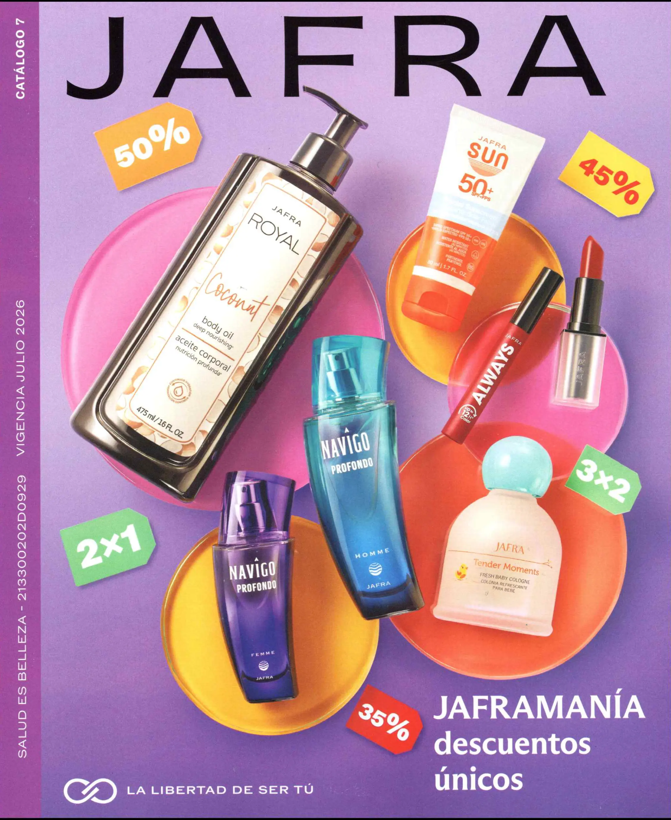 Portada Folleto JAFRA Oportunidades JULIO 2026