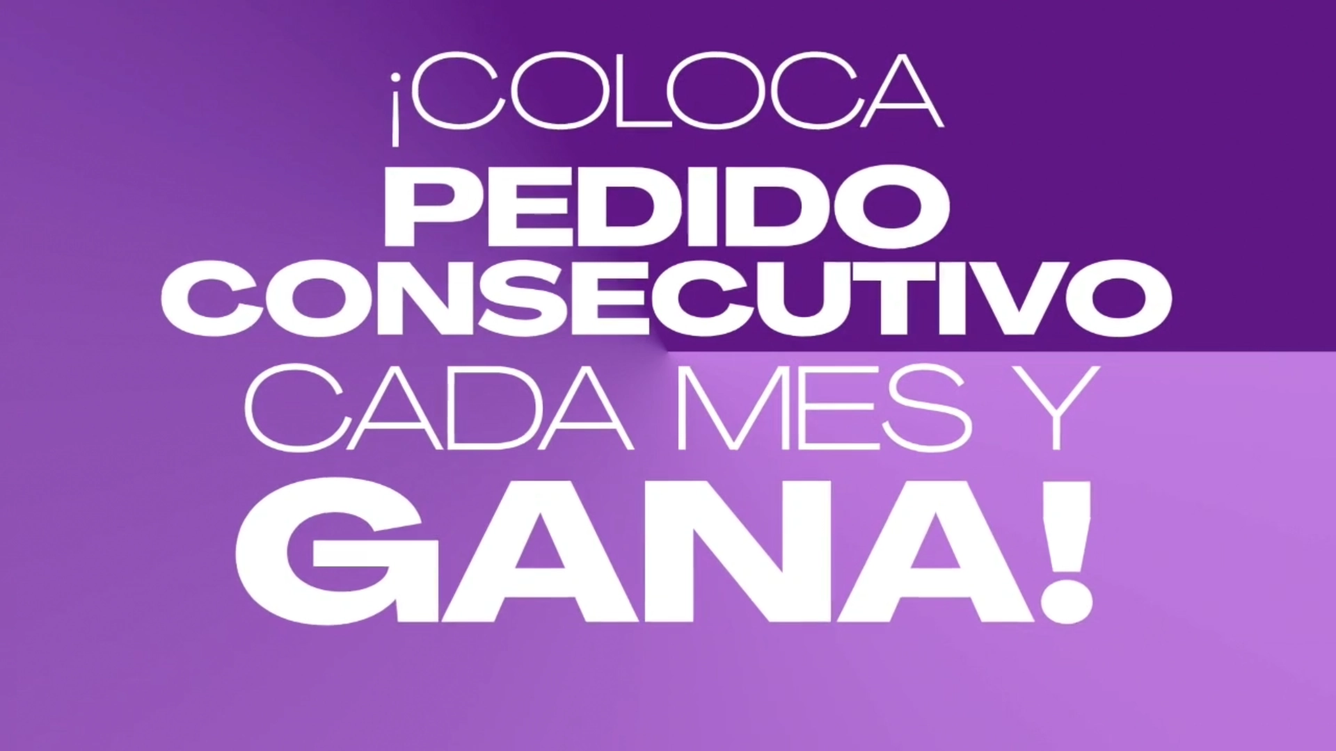 Portada video pedidos consecutivos