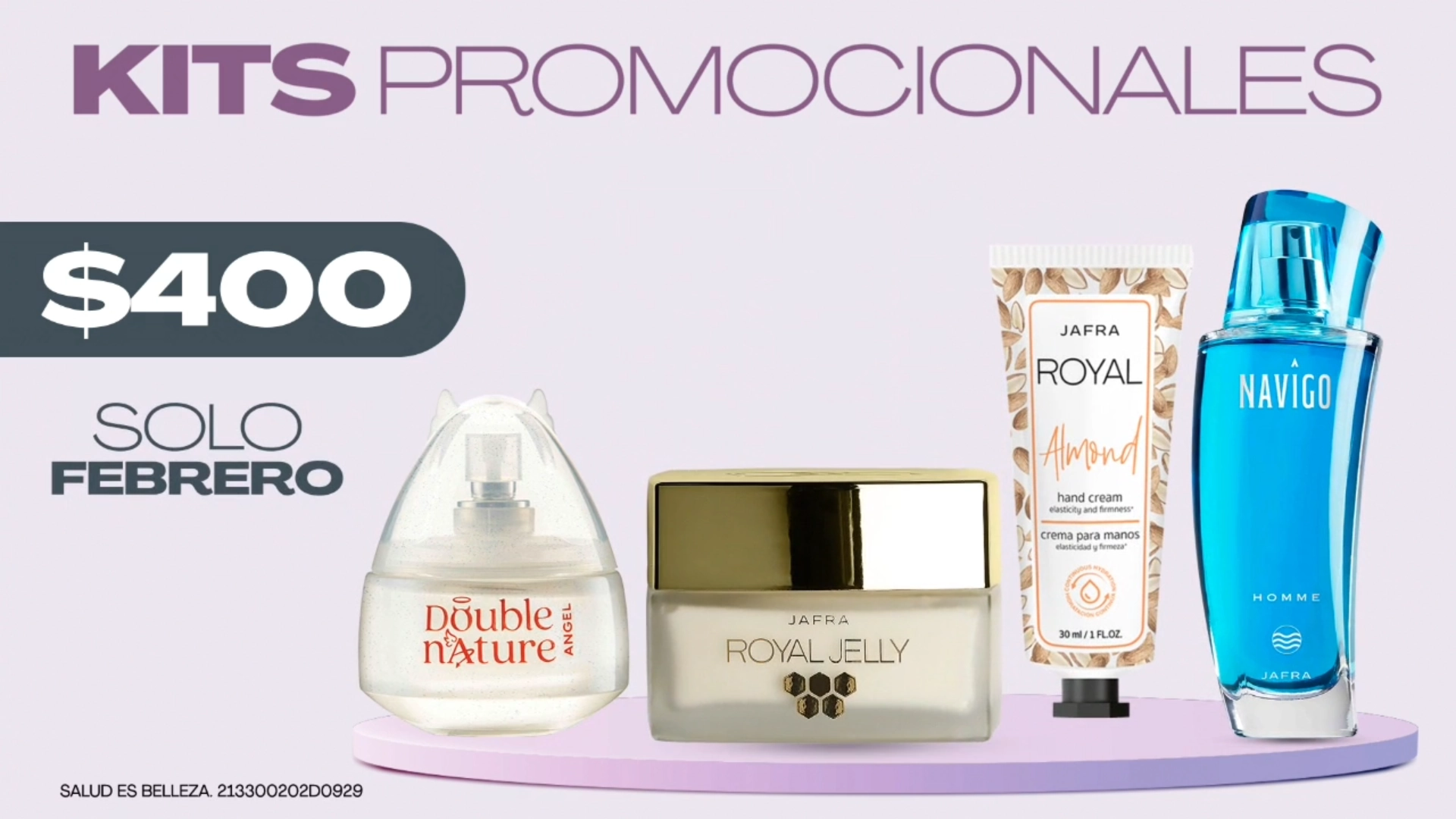 Kit JAFRA $400 - Kit especial distribuidor JAFRA México marzo 2026